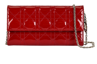 Cannage WOC, £750, Handbags, Red, Leather, Front view